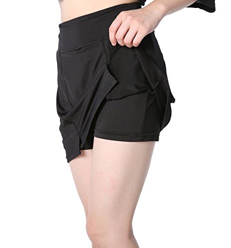 Algopix Similar Product 3 - EAST HONG Womens Golf Skirt Tennis Ice
