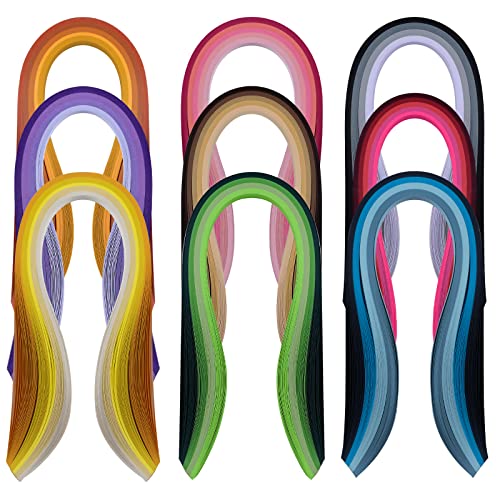 Algopix Similar Product 4 - Paper Quilling Strips Set36 Colors 900