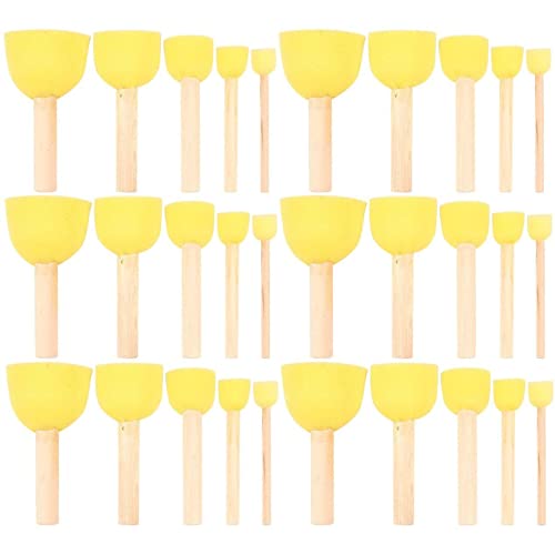 Algopix Similar Product 19 - 30 Pack Foam Paint Brush Set  5