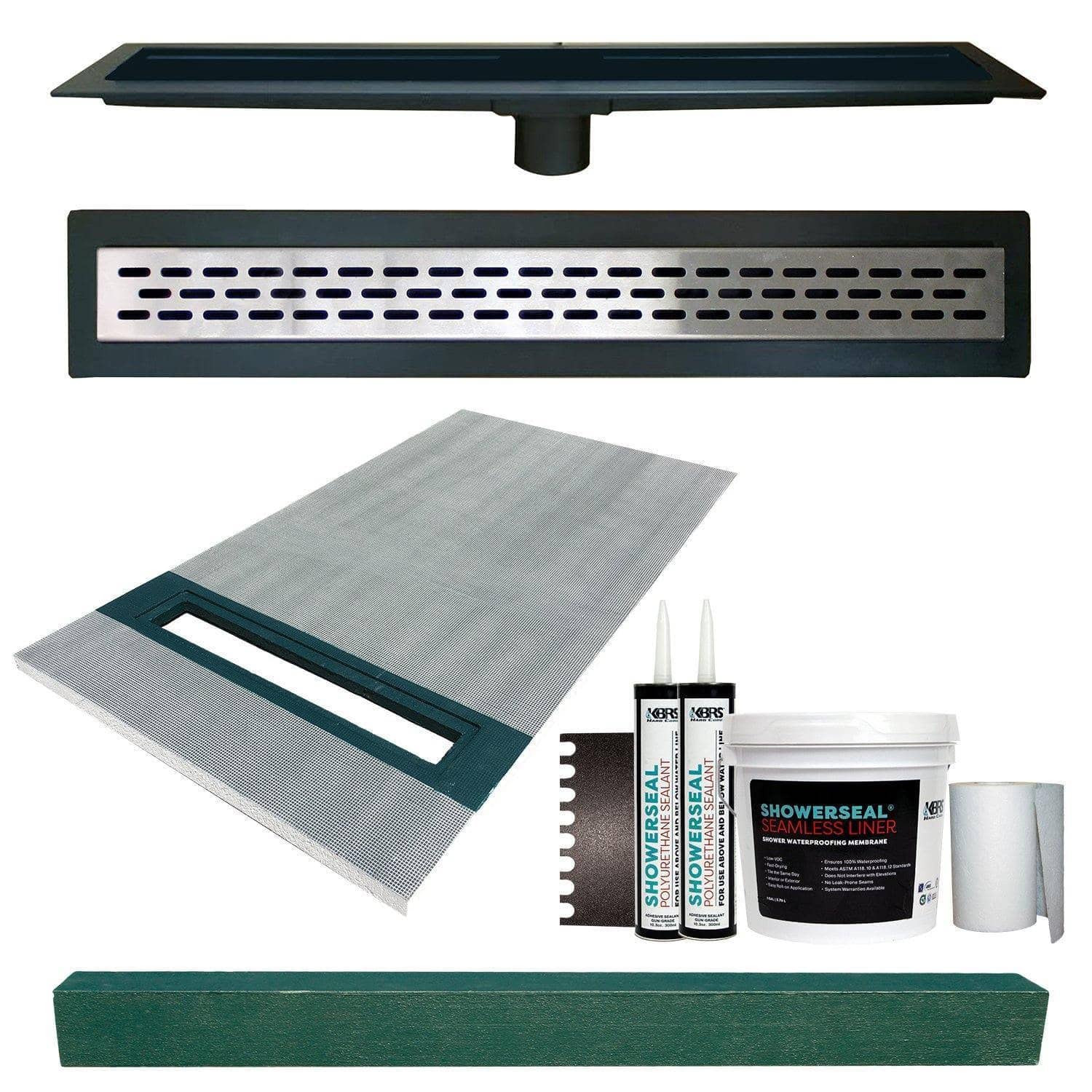 Algopix Similar Product 3 - Linear Shower Installation Kit 36 x