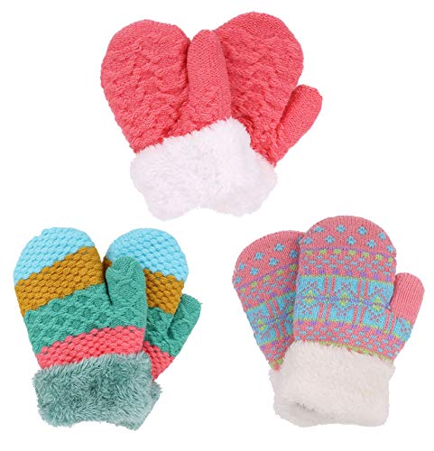 Algopix Similar Product 1 - Little Girls Mittens Kids Mittens Set