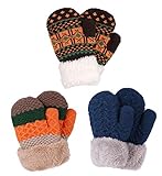 Algopix Similar Product 10 - Set of 3 Boys Winter Knit