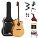 Algopix Similar Product 9 - Donner 41 Acoustic Guitar Bundle for