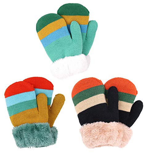 Algopix Similar Product 9 - Mittens for Toddler Girls Set of 3