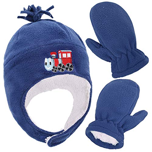 Algopix Similar Product 9 - SimpliKids Boys Sherpa Lined Fleece Hat