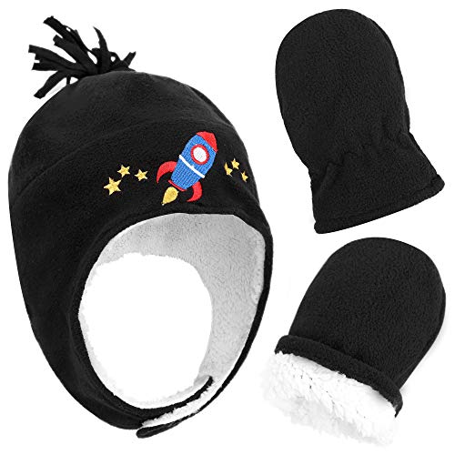 Algopix Similar Product 17 - Boys Sherpa Lined Rocketship