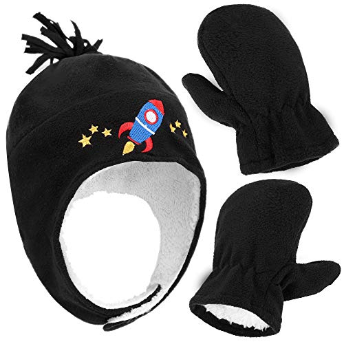Algopix Similar Product 2 - Boys Sherpa Lined Rocketship