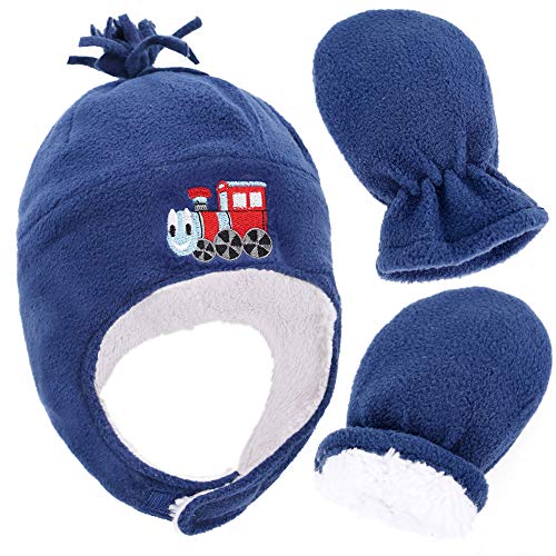 Algopix Similar Product 1 - SimpliKids Boys Sherpa Lined Fleece Hat
