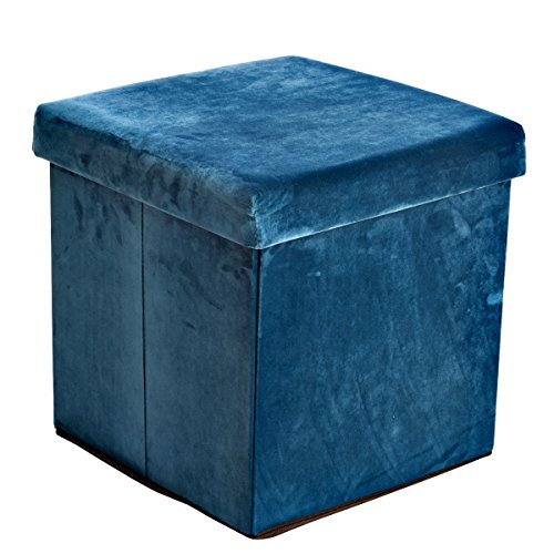 Algopix Similar Product 19 - Coavas Velvet Foldable Storage Ottoman