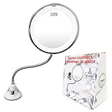Algopix Similar Product 2 - UBEQE 10X Flexible Magnifying Makeup