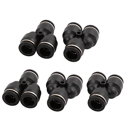 Algopix Similar Product 2 - uxcell 5Pcs Y Type Pneumatic Air 3 Way