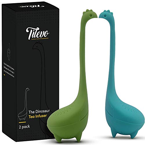 Algopix Similar Product 2 - Tilevo Tea Infuser Set of 2  Dinosaur