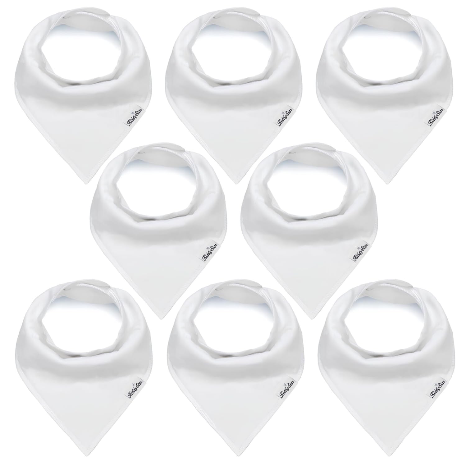 Algopix Similar Product 19 - KiddyStar Double Layer Bandana Bibs 