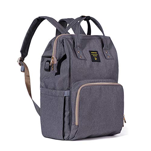 Algopix Similar Product 1 - SUNVENO Diaper Bag Backpack with USB