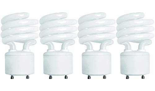 Algopix Similar Product 12 - KOR 4 Pack 13 Watt Mini Spiral  GU24
