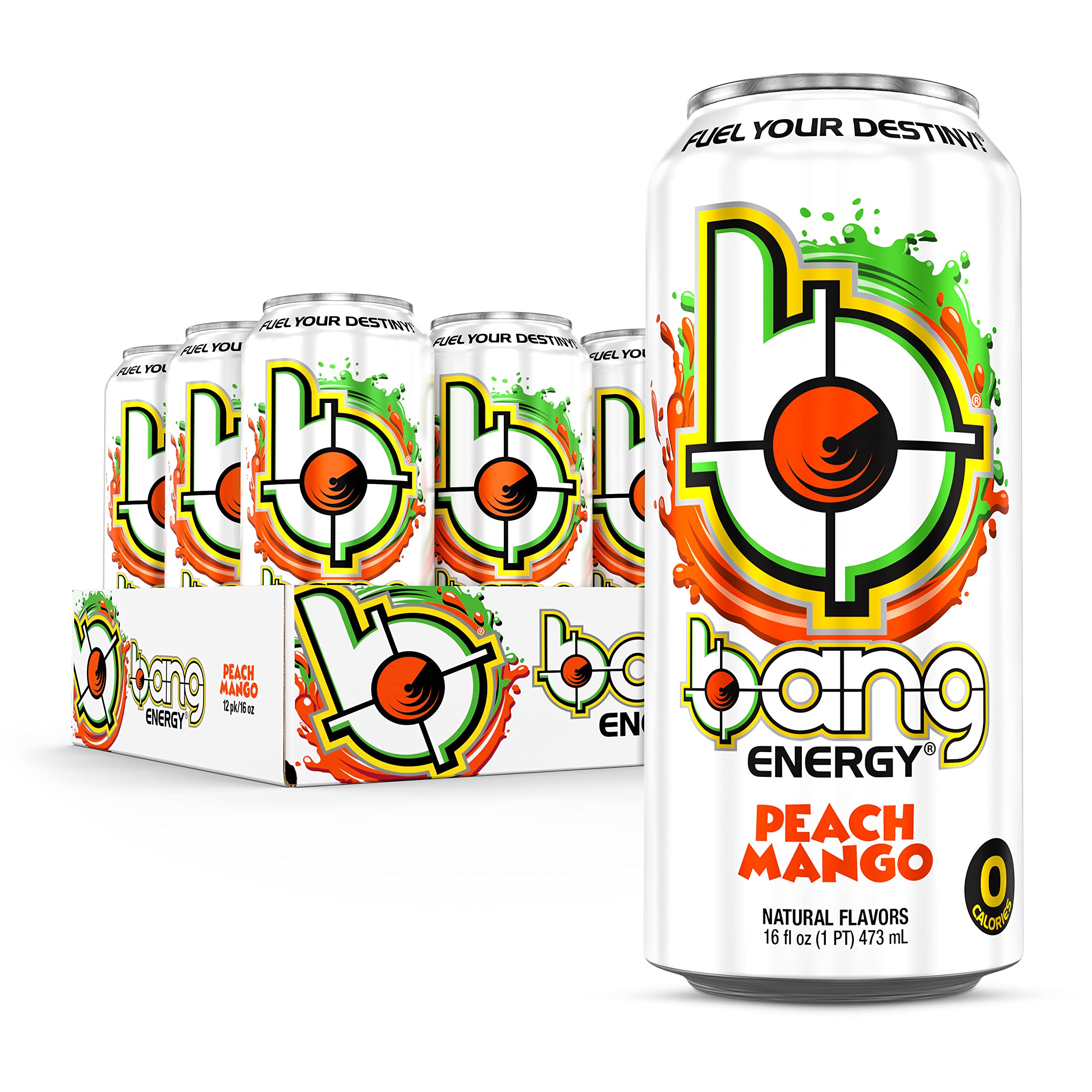 Algopix Similar Product 15 - Bang Energy Peach Mango SugarFree