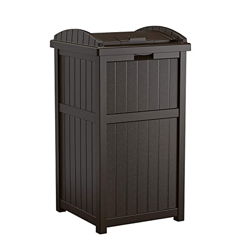 Algopix Similar Product 8 - Suncast 33 Gallon Can Resin Outdoor