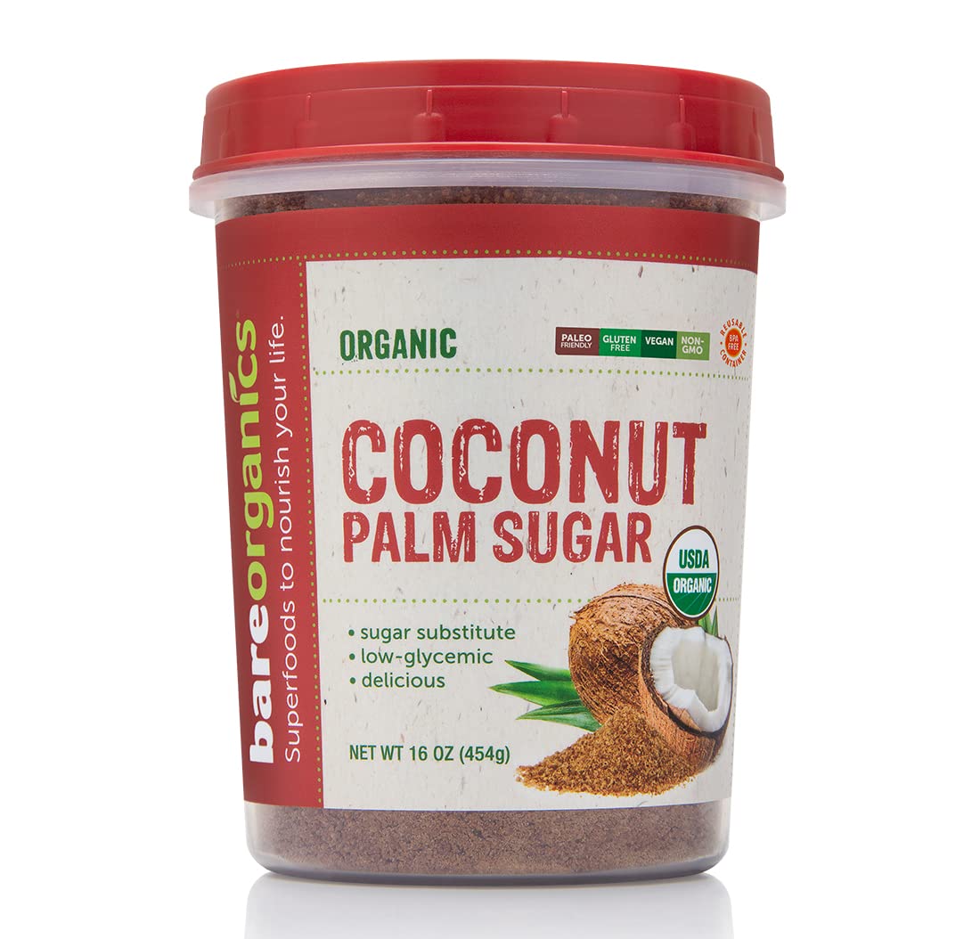 Algopix Similar Product 6 - BareOrganics Coconut Palm Sugar 16