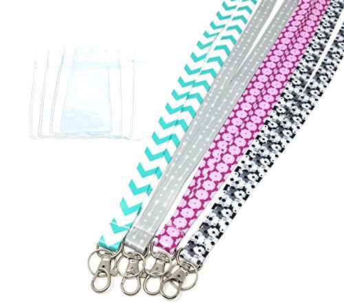 Algopix Similar Product 16 - ECOHIP 4Pack Lanyards for Women Cute