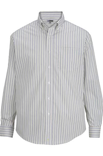 Algopix Similar Product 20 - Edwards Mens Double Stipe Poplin Long