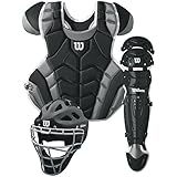 Algopix Similar Product 13 - Wilson C1K Catcher's Gear Kit, Black
