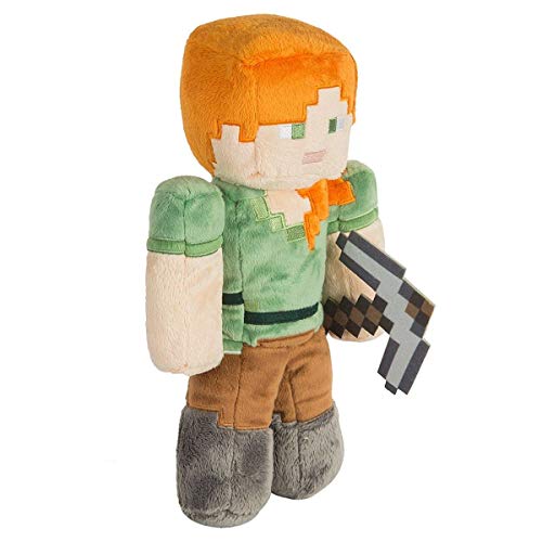 Algopix Similar Product 2 - Jinx Minecraft Alex Plush Stuffed Toy