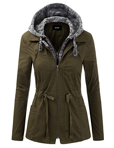 Algopix Similar Product 9 - FASHION BOOMY Womens Zip Up Safari