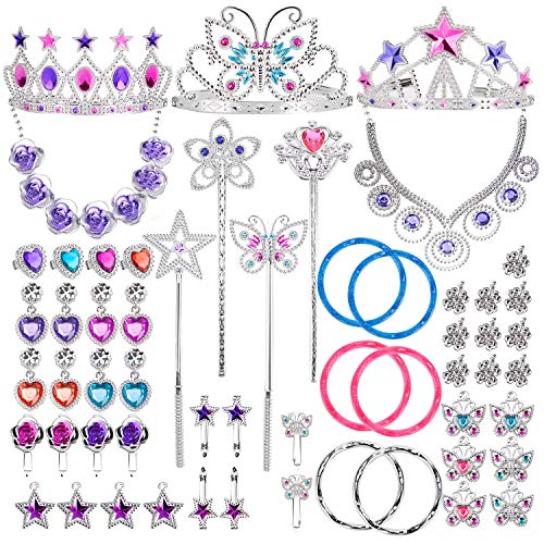 Algopix Similar Product 7 - Liberty Imports 50 PCS Princess Jewelry