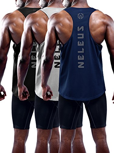 Algopix Similar Product 17 - Neleus Mens 3 Pack Dry Fit YBack