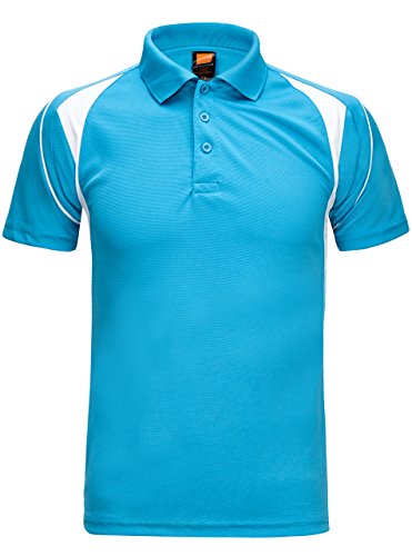 Algopix Similar Product 3 - ZITY Mens Sport Polo Running Quick Dry