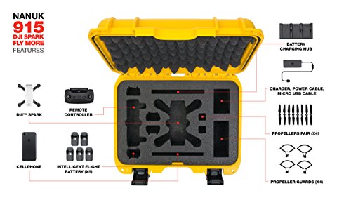 Algopix Similar Product 13 - Nanuk 905 Waterproof Hard Drone Case