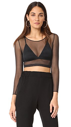 Algopix Similar Product 4 - SPANX Womens Sheer 34 Sleeve Crop