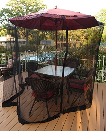 Algopix Similar Product 2 - Patio Umbrella Mosquito Netting 