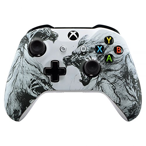 Algopix Similar Product 12 - eXtremeRate Soft Touch Grip Wolf Soul