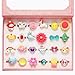 Algopix Similar Product 12 - PinkSheep Little Girl Jewel Rings in