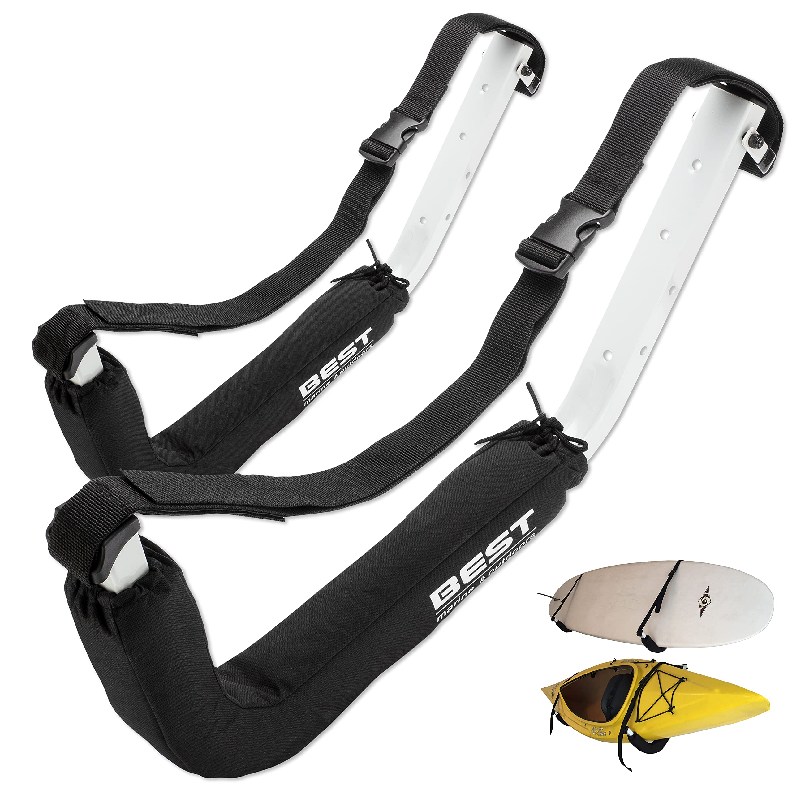 Algopix Similar Product 7 - Best Marine Kayak Storage Rack 2 Wall