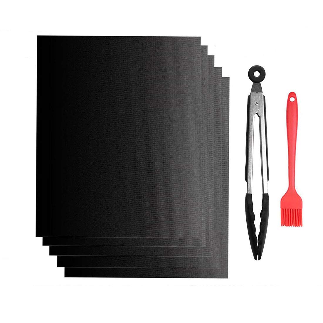 Algopix Similar Product 8 - GOFRIEND BBQ Grill Mat Set of 5