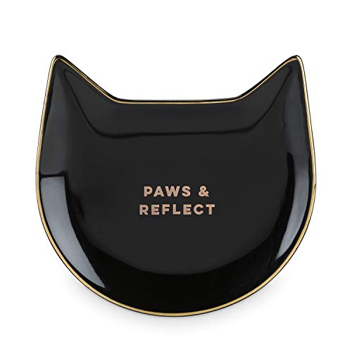 Algopix Similar Product 8 - Pinky Up Feline Good: White Cat Tea Tray