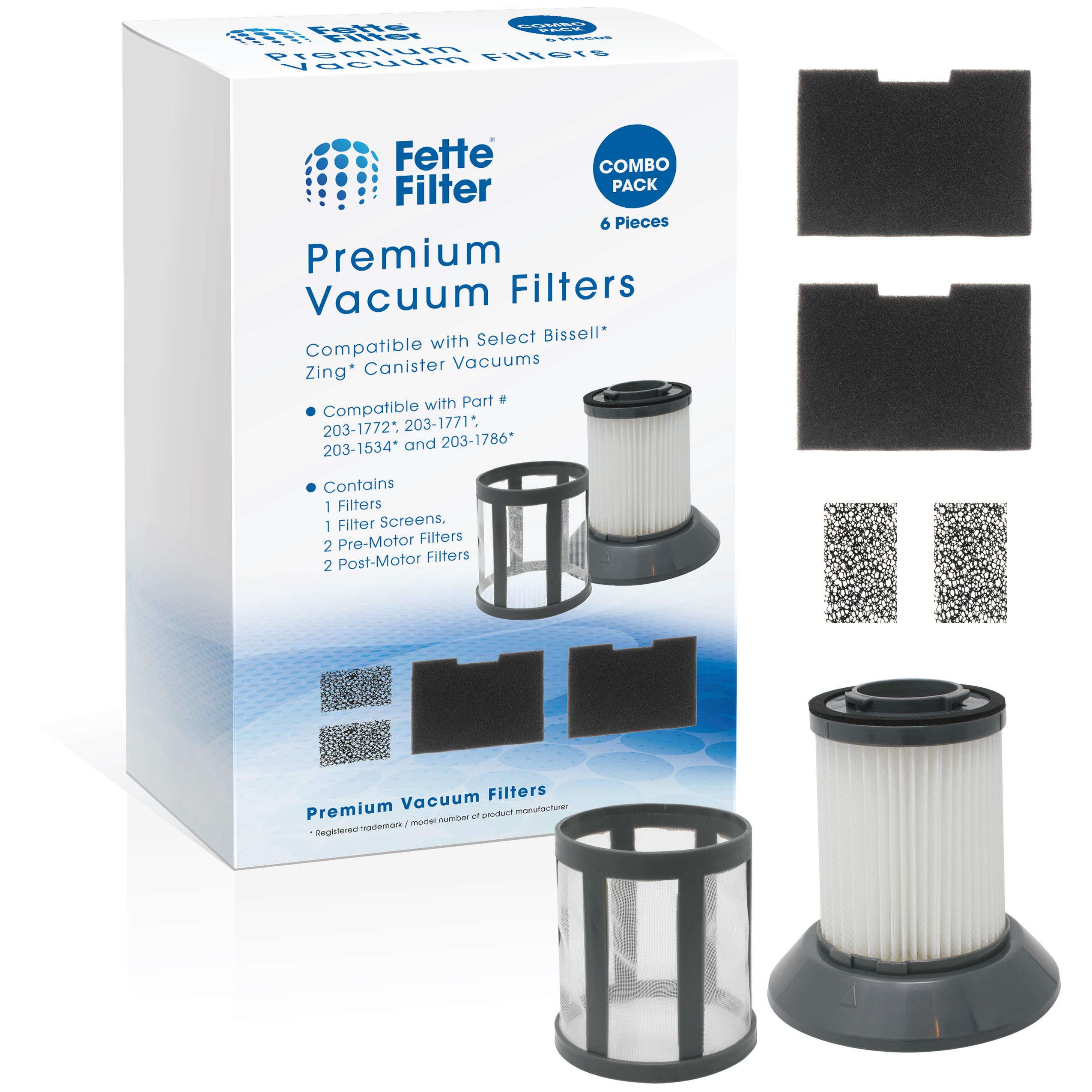 Algopix Similar Product 10 - Fette Filter  6 Piece Combo Vacuum