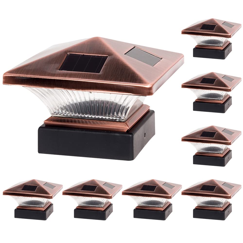 Algopix Similar Product 7 - GreenLighting 8 Pack Siena Solar Post