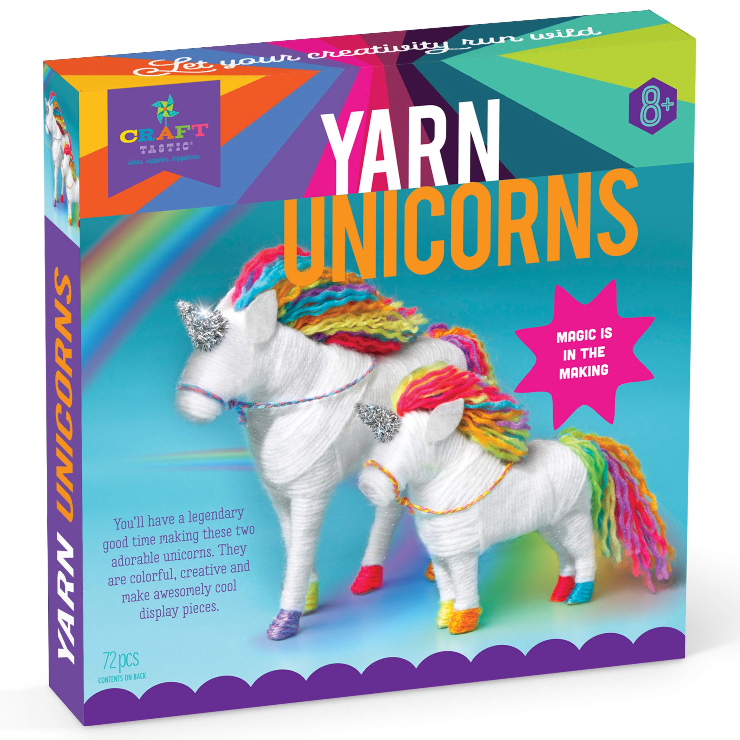 Algopix Similar Product 17 - Crafttastic  Yarn Unicorns Kit 