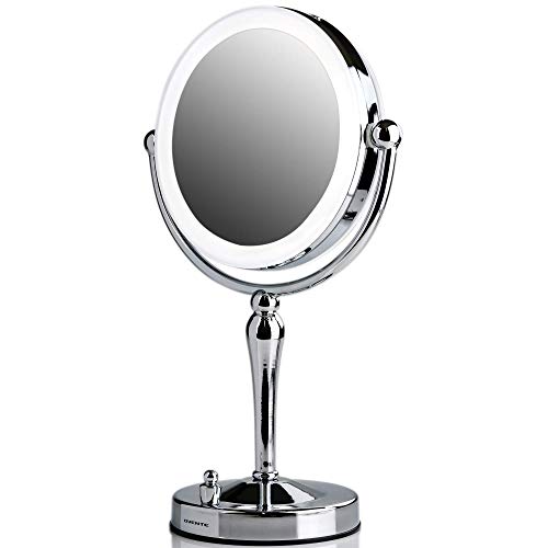 Algopix Similar Product 7 - Ovente Lighted Makeup Mirror Tabletop