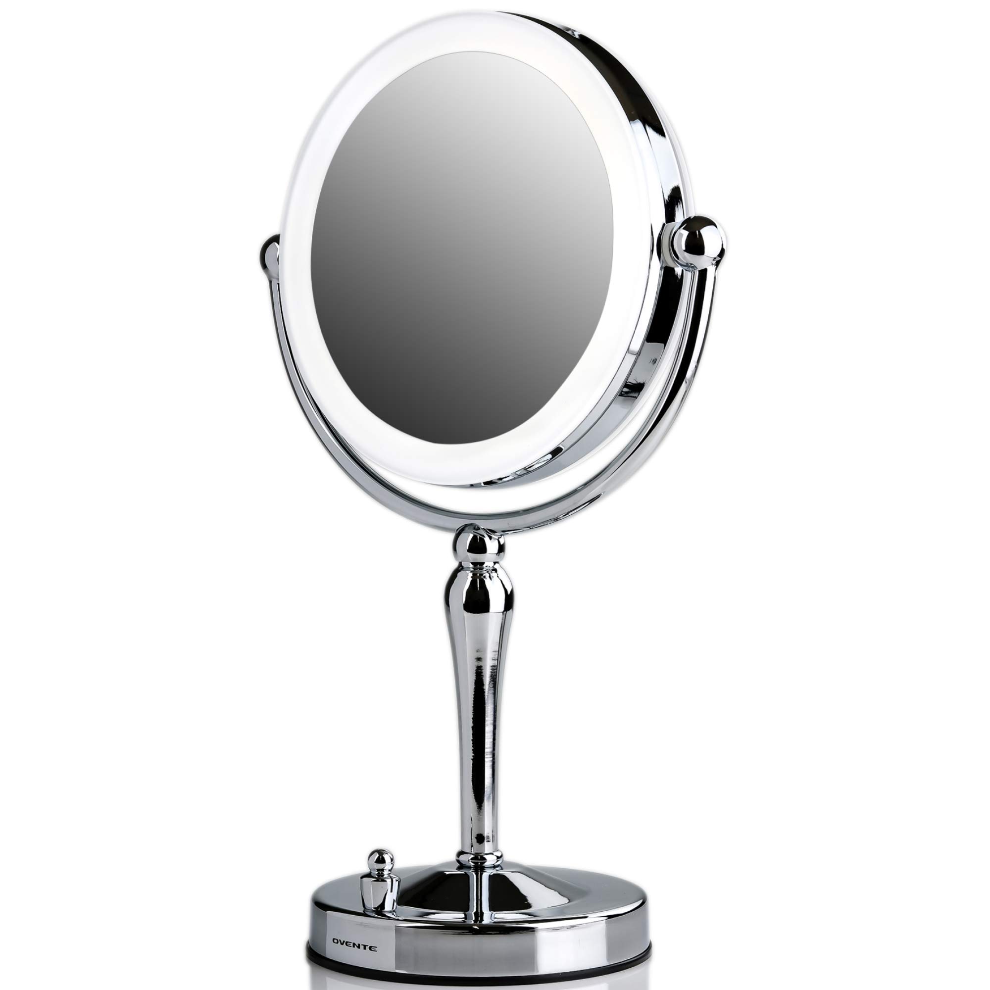 Algopix Similar Product 4 - Ovente Lighted Makeup Mirror Tabletop