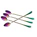 Algopix Similar Product 5 - dhrbsx LongHandled ice Tea Spoon