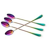 Algopix Similar Product 12 - dhrbsx LongHandled ice Tea Spoon