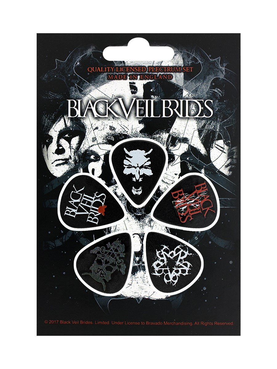 Algopix Similar Product 15 - Black Veil Brides Guitar Plectrums 