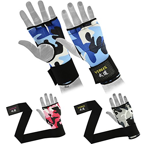 Algopix Similar Product 5 - Verus Camo MMA Inner Gloves Gel Boxing