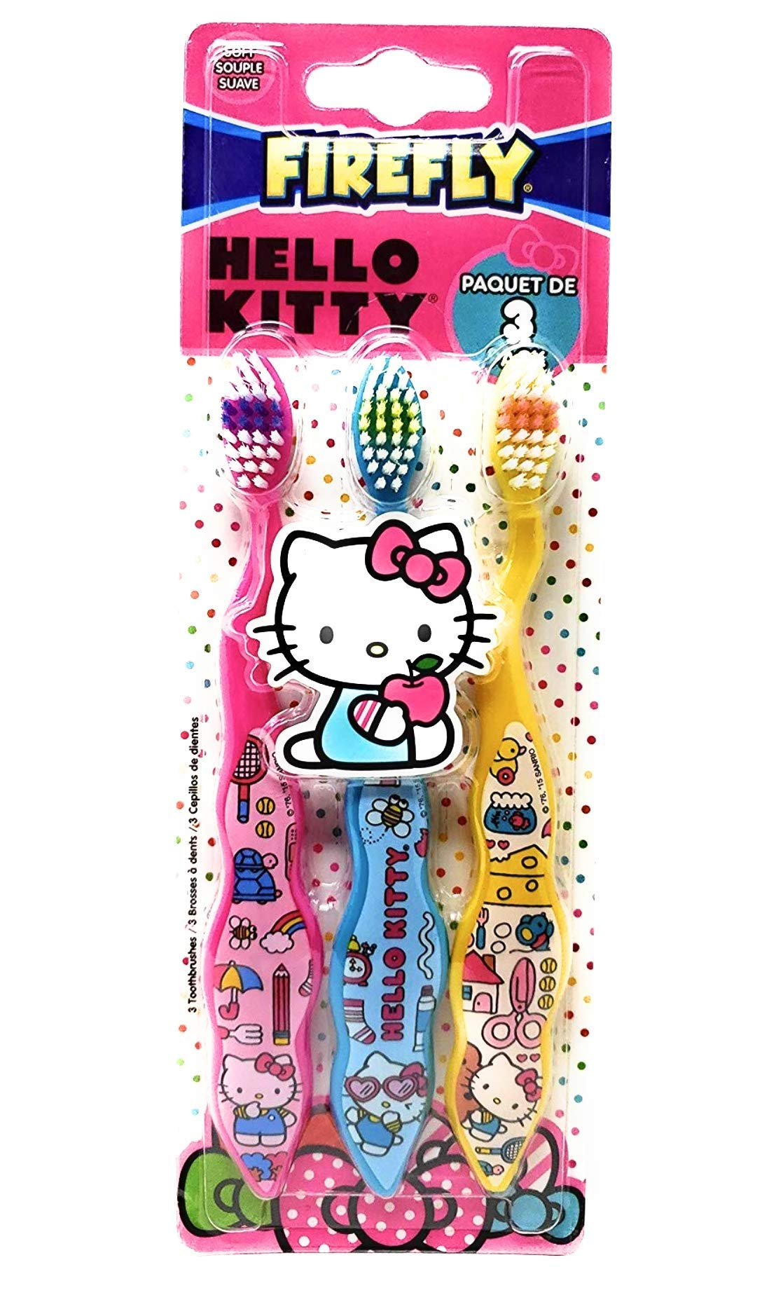 Algopix Similar Product 12 - Firefly Hello Kitty Toothbrushes 3 3