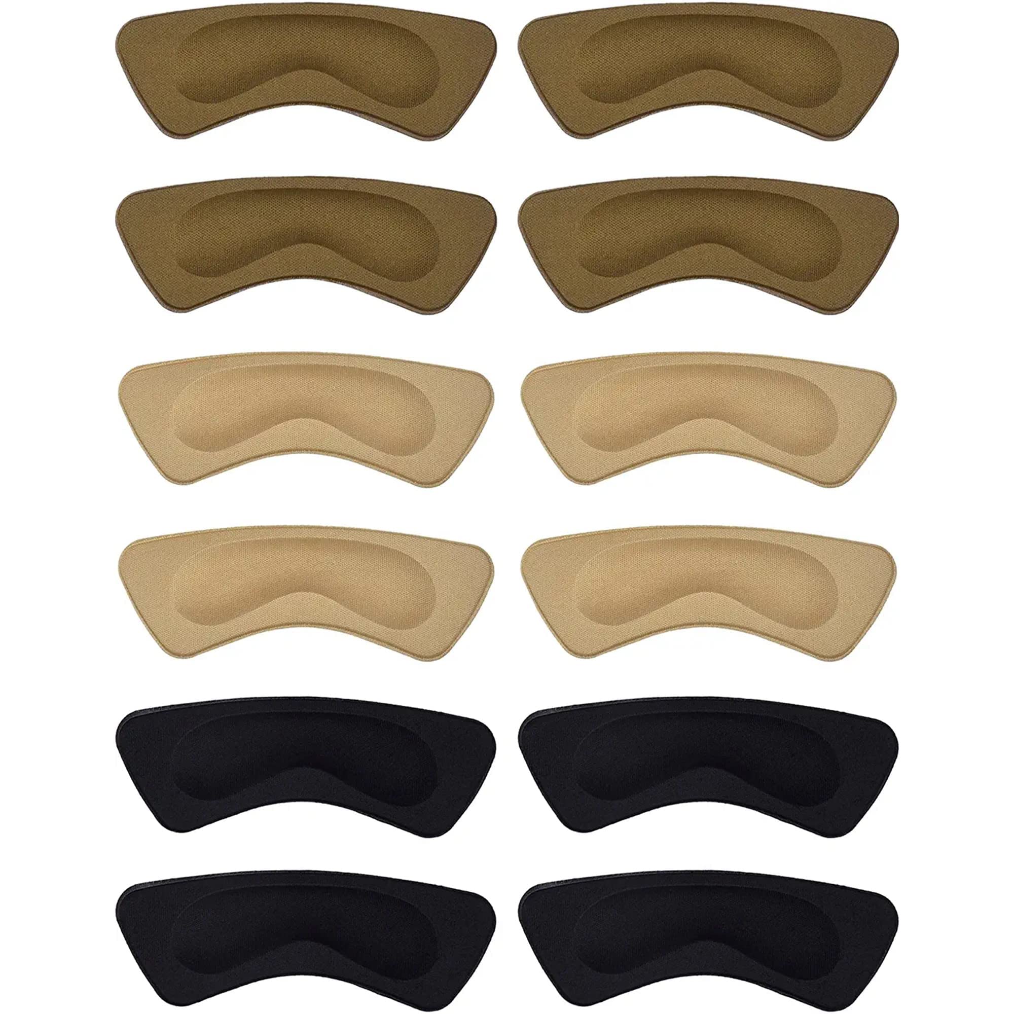 Algopix Similar Product 6 - 6 Pairs Heel Cushion Pads Heel Shoe