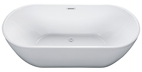 Algopix Similar Product 13 - ALFI brand AB8839 Tub, 67", White